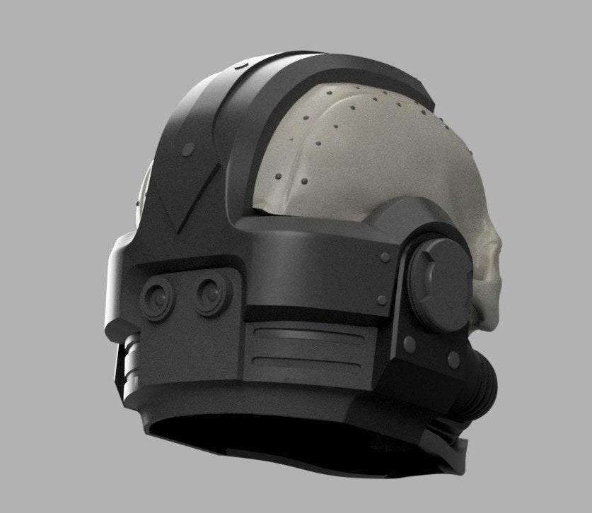 STL 3D Print Files The Chaplain Space Marine Primaris Astartes Helmet MK X MK 10 Helmet Cosplay 1:1 Warhammer 40k
