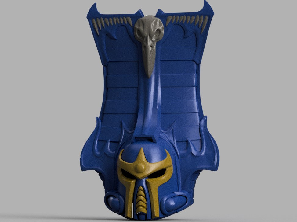 STL 3D Print Files Thousand Sons Rubric Grunt Space Marine Helmet Cosplay 1:1