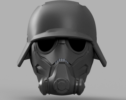 STL 3D Print FilesHelldivers 2 - AF-91 Field Chemist Helmet DIY KIT Cosplay 1:1 scale