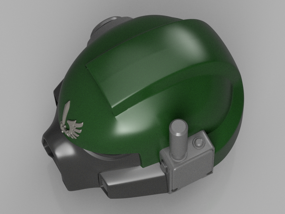 STL 3D Print files Raven Wing MK8 Errant Operator SM2 Marine Helmet Cosplay 1:1