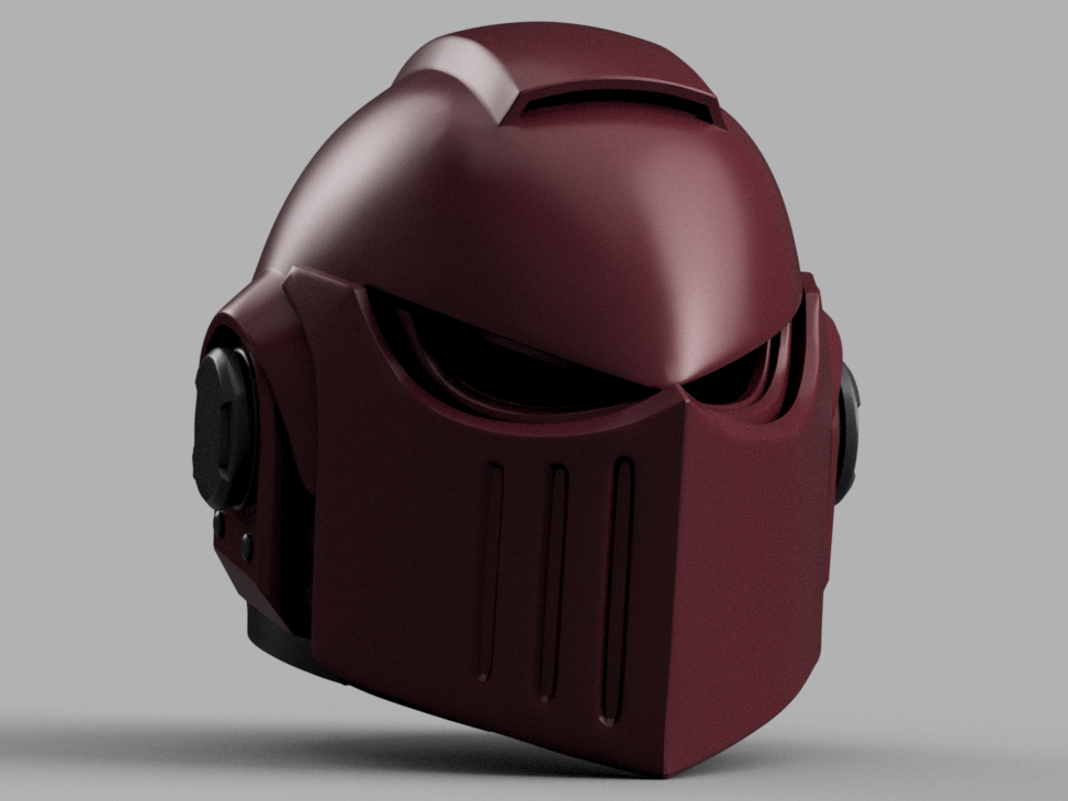 STL 3D Print Files Space Marine Helmet Warhammer Bulwark Champion Basic Bulwark Death Angel Primaris Astartes MK X MK 10 Wh40k Helmet Cosplay 1:1