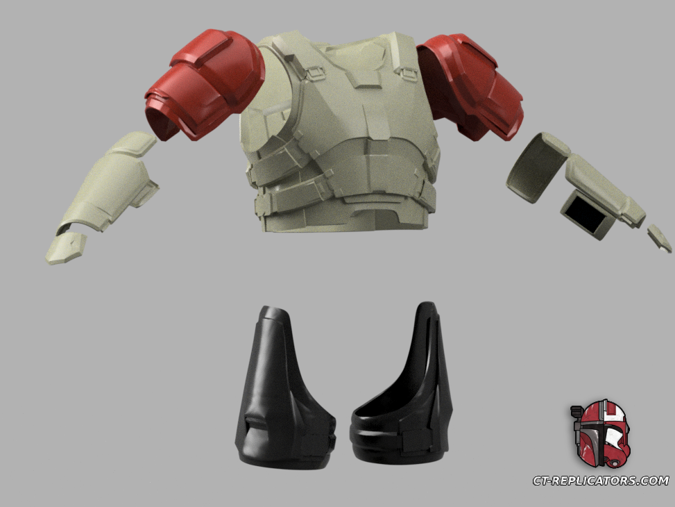 Helldivers 2 B-24 Enforcer Armor Diy Kit Cosplay 1:1
