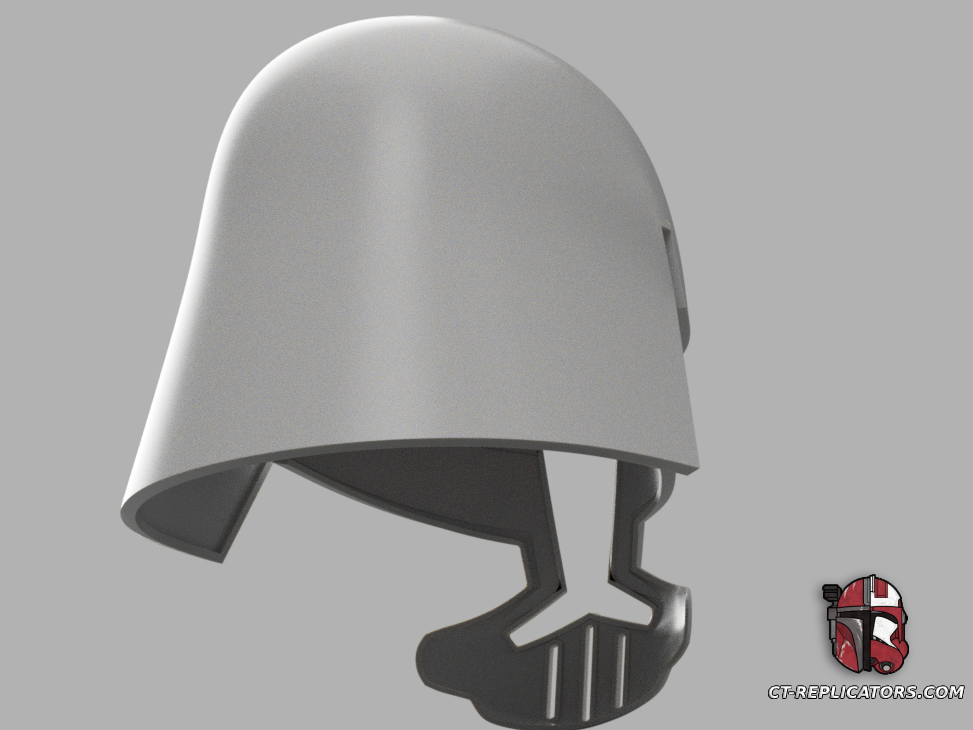 STL 3D Print Files TCW Animated Snow Gear Clone Trooper Helmet (Rex Snow Gear 501) Star Wars Cosplay