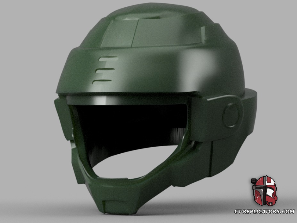 STL 3D Print Files Starship Troopers EXTERMINATOR Helmet M3 Mobile Infantry Cosplay 1:1 Replica