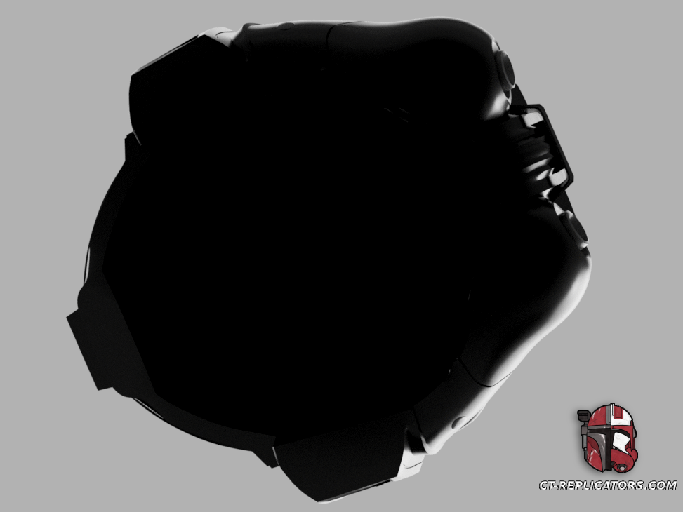STL 3D Print Files Star Wars Squadron TIE Pilot Variant Assault Helmet 1:1 Replica Cosplay Battlefront