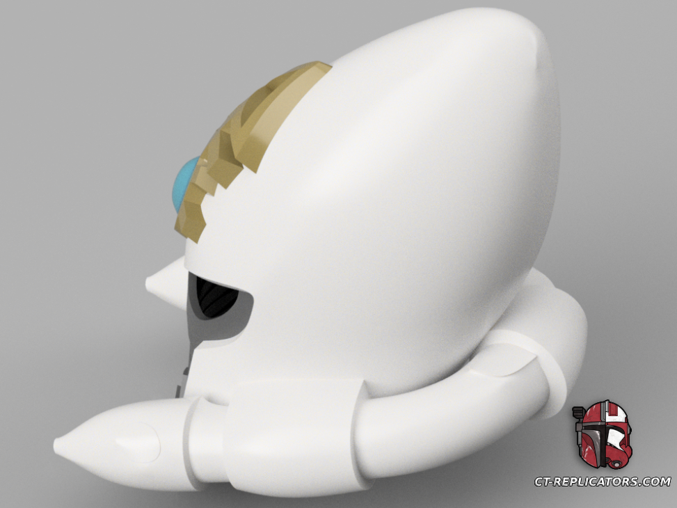 STL 3D Print Files Eldar Aeldari Autarch Aethana Barantharal Helmet Cosplay Replica 1:1 Space Marine