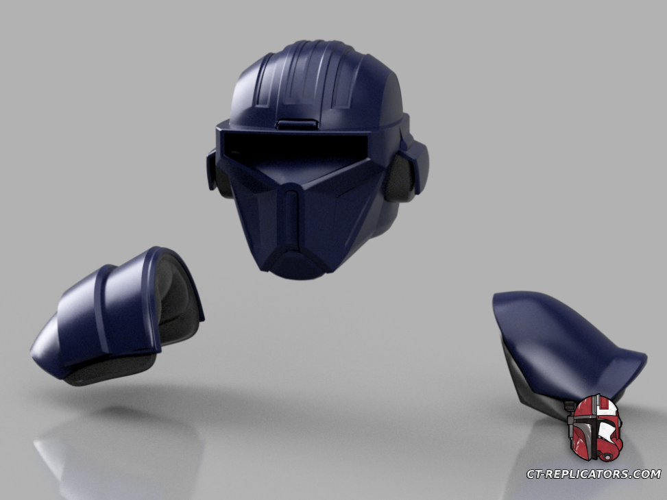 STL 3D Print Files Helldivers 2 - CW-4 Arctic Ranger Helmet and Armor parts Cosplay 1:1 Replica