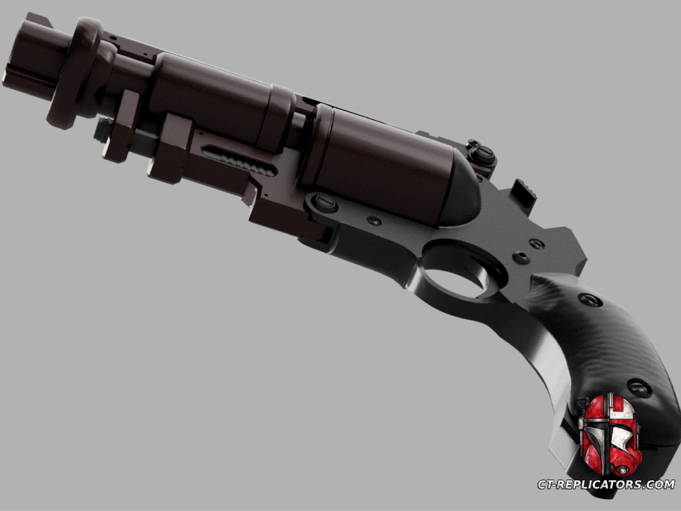 STL 3D Print Files (Short) Bolter Revolver Replica Cosplay (human size) Cosplay 1:1 DARK TIDE