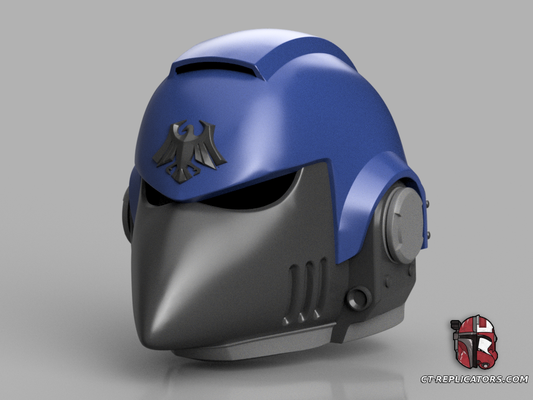 STL 3D Print Files Beakie Corvus Raven Guard Space Marine Helmet MK X MK 10 Cosplay 1:1 (kopia)