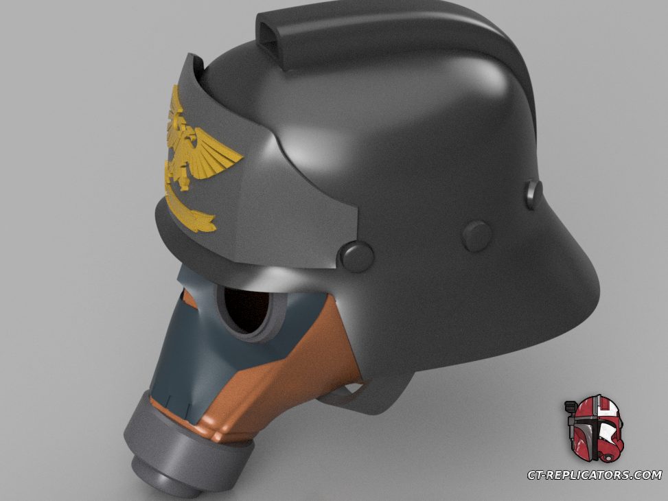 Death Korps of Krieg Zealot Veteran Helmet Cosplay Replica 1:1 Warhammer 40k