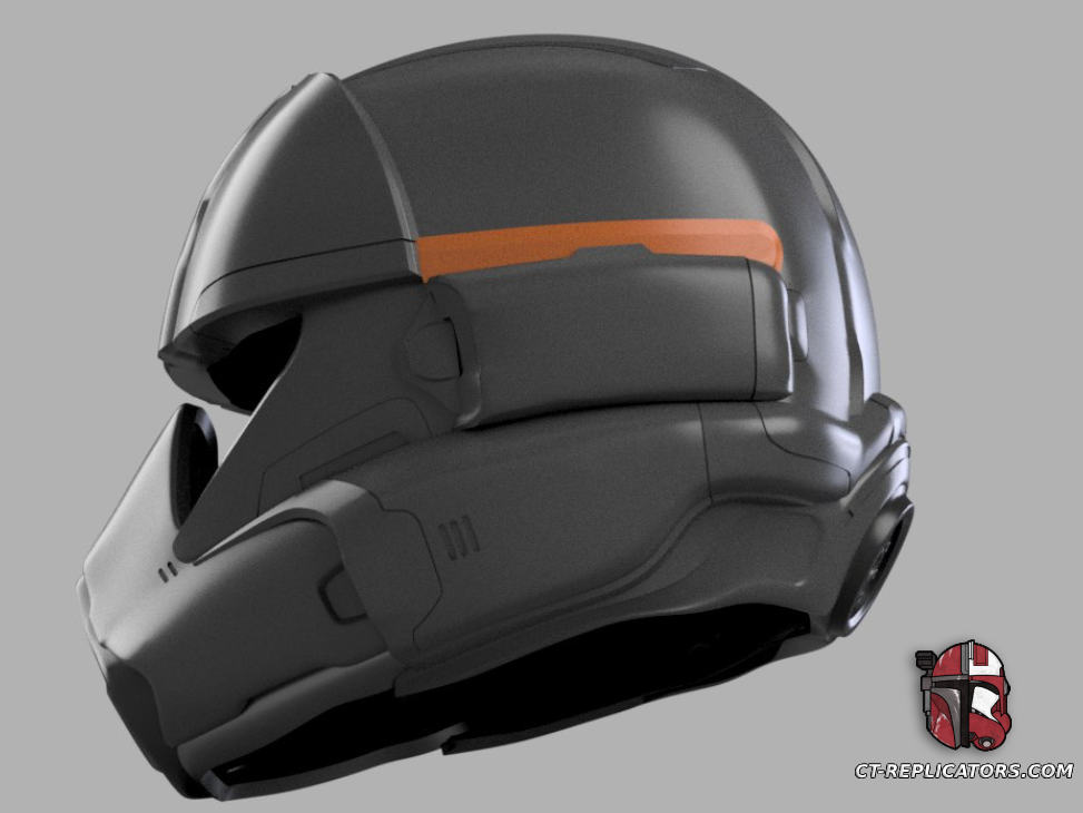 STL 3D Print Files Helldivers 2 CE-67 Titan Helmet DIY KIT Cosplay 1:1 scale