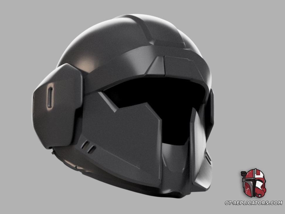 STL 3D Print Files Helldivers 2 CM-14 Physician / TR-114 Alpha Commando Helmet Diy Kit Cosplay 1:1