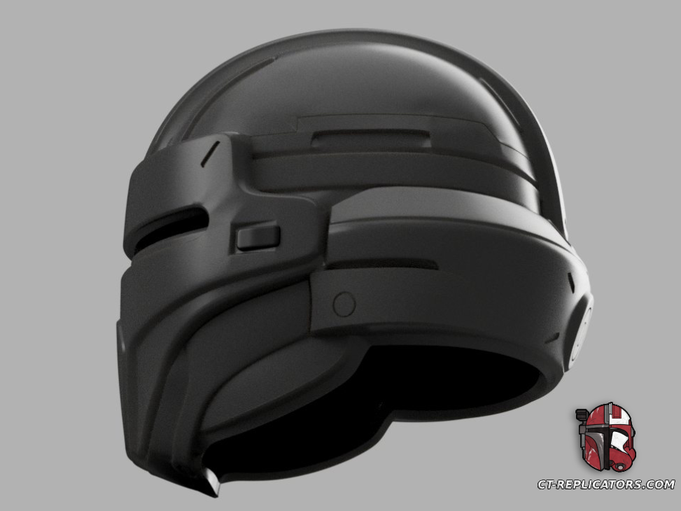 STL 3D Print Files Helldivers 2 FS-55 Destroyer Helmet Diy Kit Cosplay 1:1