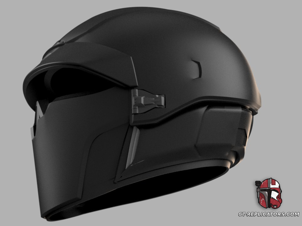 STL 3D Print Files Helldivers 2 FS-05 Marksman Helmet Diy Kit Cosplay 1:1