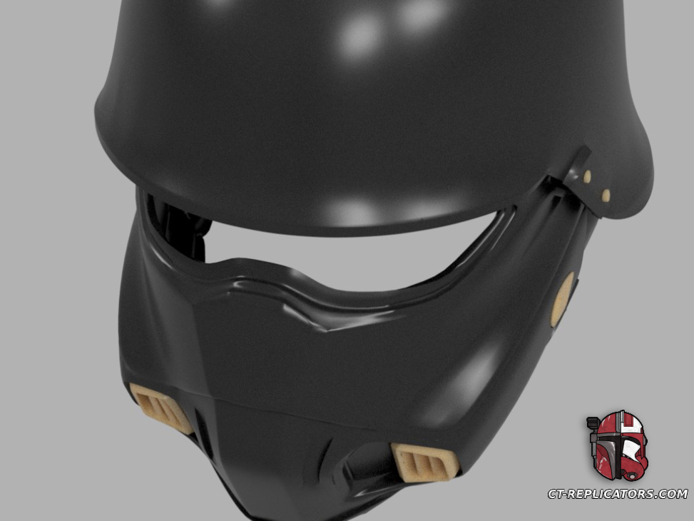STL 3D Print Files Helldivers 2 B0-8 Light Gunner Helmet Diy Kit Cosplay 1:1