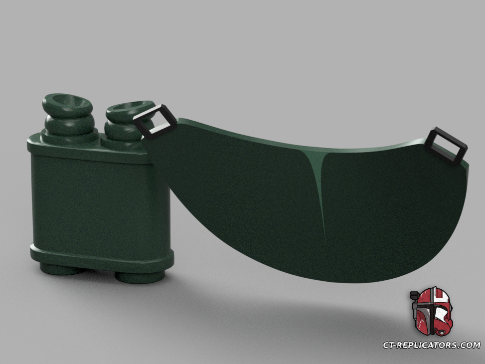STL 3D Print Files Cadian Imperial Guardsman Shock Trooper Rangefinder and Chest Armor 1:1 Cosplay Replica