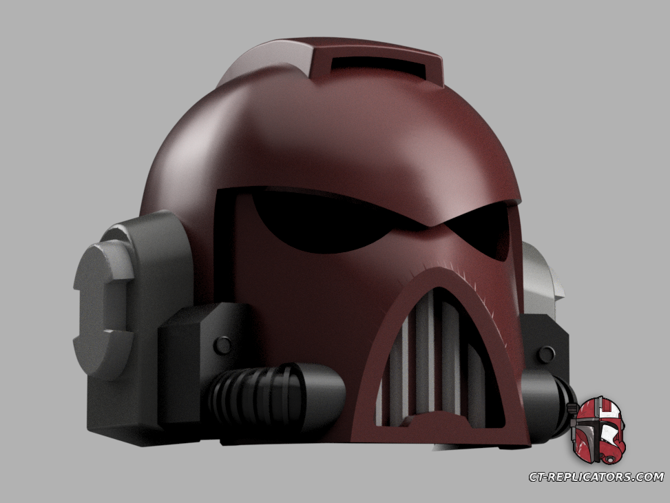 STL 3D Print Files Aquila Space Marine Helmet MK 7 Helmet Cosplay 1:1 Replica