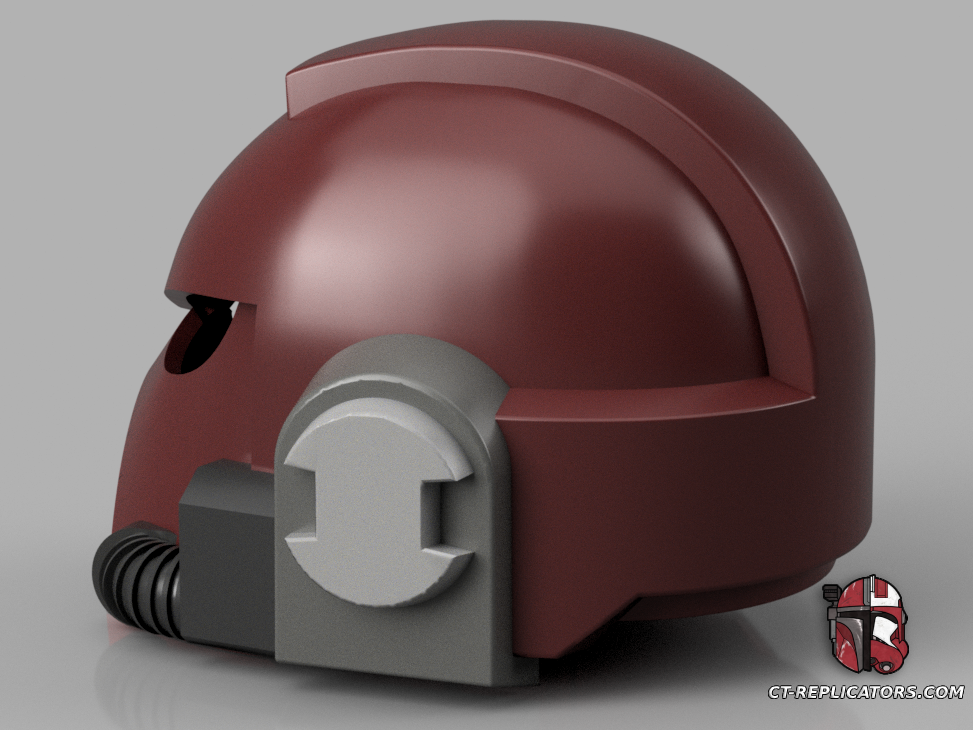 STL 3D Print Files Aquila Space Marine Helmet MK 7 Helmet Cosplay 1:1 Replica