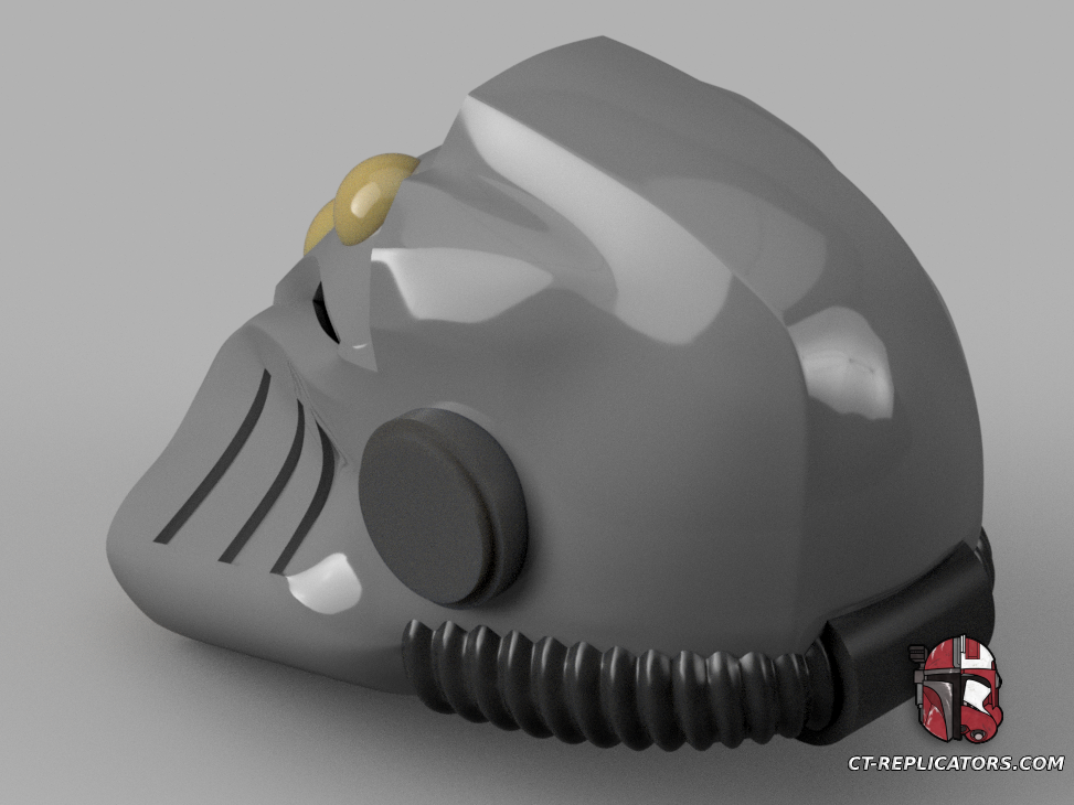 STL 3D Print Files Tyberos Terminator Marine Gravis Carcharodons Helmet Cosplay