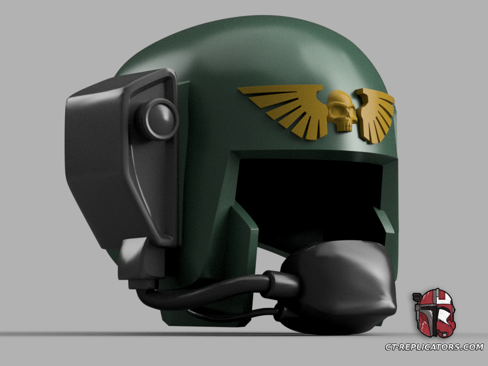 Cardian Imperial Guardsman Shock Trooper Helmet Cosplay Replica 1:1 Vox Version