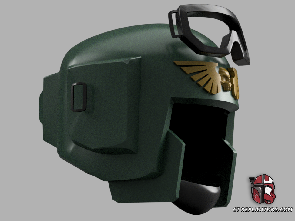 Cardian Imperial Guardsman Shock Trooper Helmet Cosplay Replica 1:1 Goggles Version