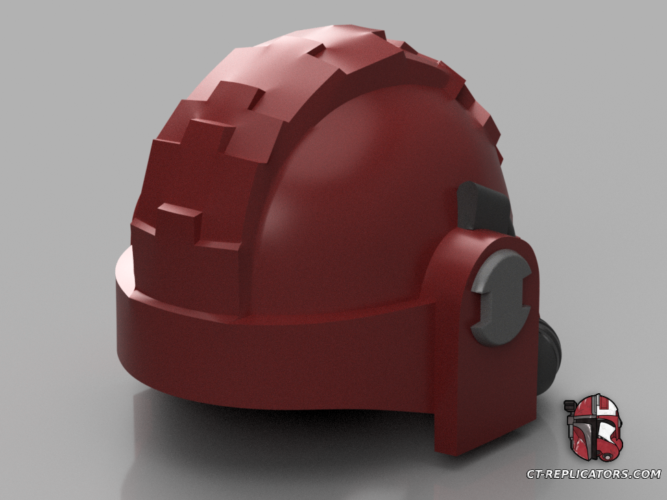 STL 3D Print Files Battle Sector Tech Space Marine Helmet Cosplay 1:1 Replica