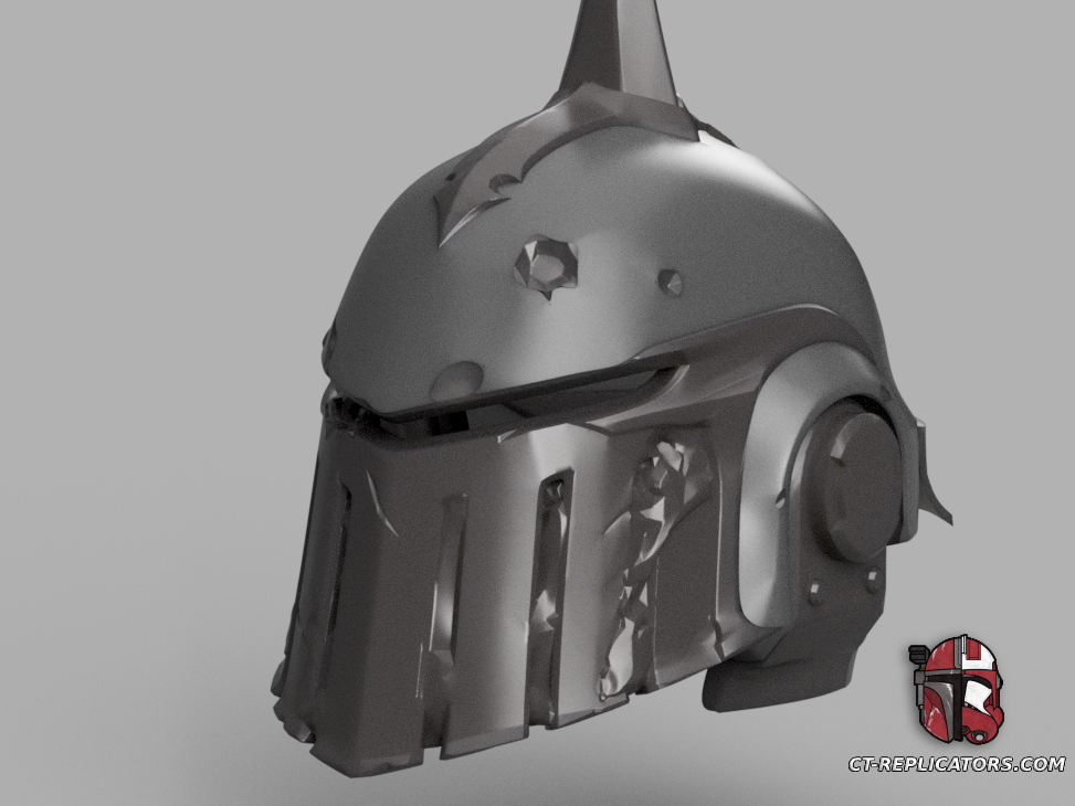 STL 3D Print Files Heretic Death Guard Space Marine 2 Helmet 1:1 Cosplay Replica