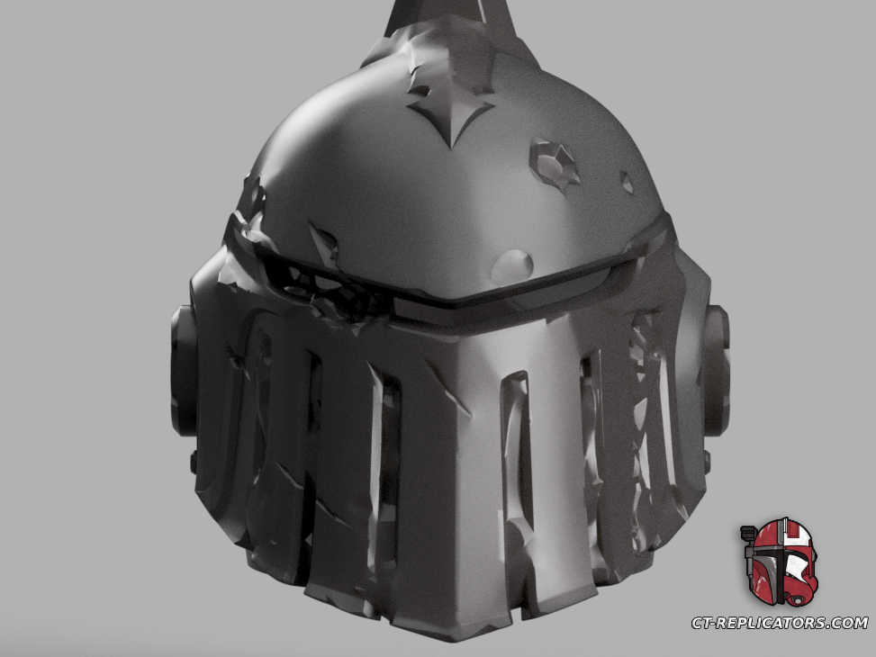 STL 3D Print Files Heretic Death Guard Space Marine 2 Helmet 1:1 Cosplay Replica
