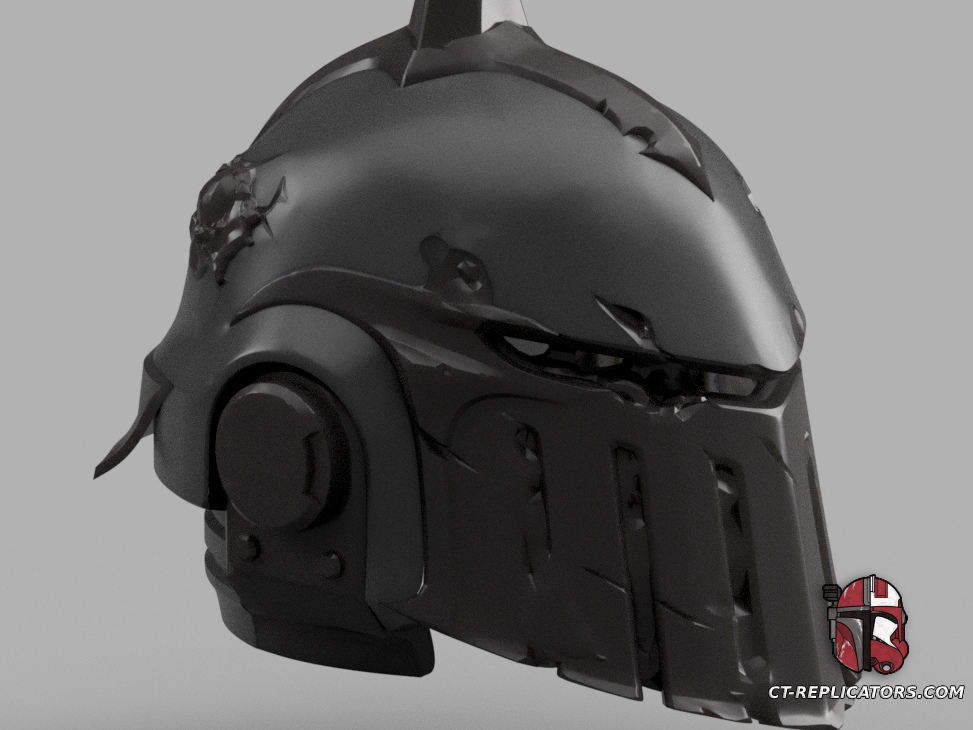 STL 3D Print Files Heretic Death Guard Space Marine 2 Helmet 1:1 Cosplay Replica