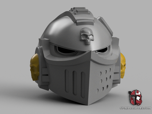 STL 3D Print Files Grey Knight Purifier Helmet 1:1 Cosplay Replica