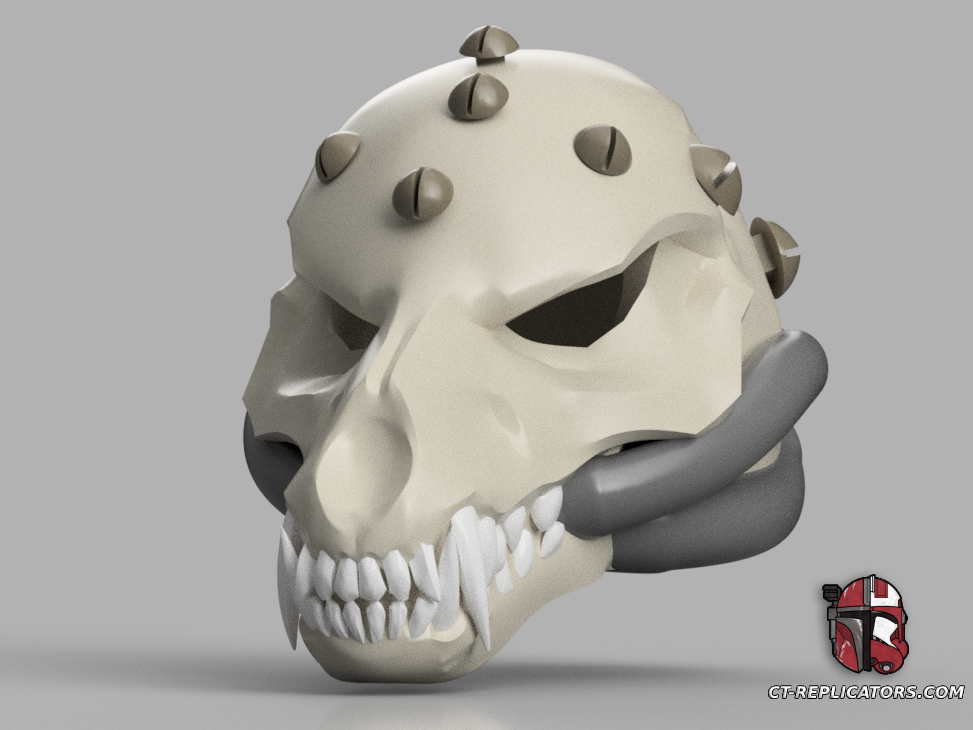 STL 3D Print Files Space Wolves Priest Chaplain Helmet 1:1 Replica Cosplay