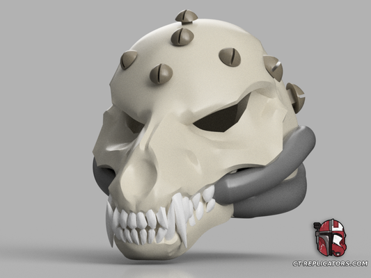 STL 3D Print Files Space Wolves Priest Chaplain Helmet 1:1 Replica Cosplay
