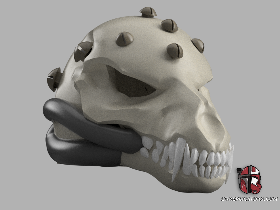 STL 3D Print Files Space Wolves Priest Chaplain Helmet 1:1 Replica Cosplay
