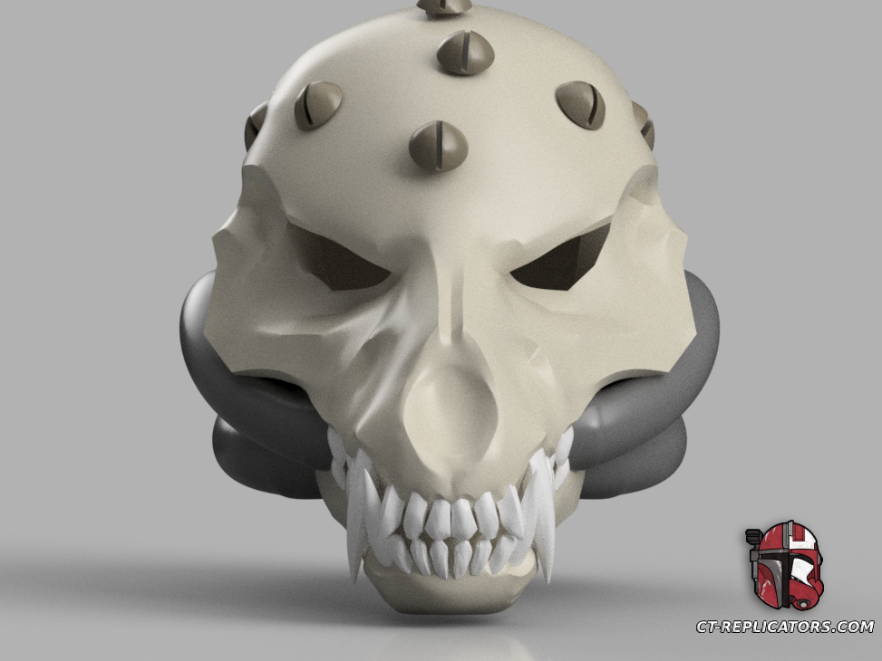 STL 3D Print Files Space Wolves Priest Chaplain Helmet 1:1 Replica Cosplay