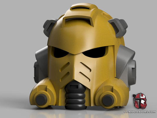 STL 3D Print Files Original Gravis Support Heavy Space Marine Helmet 1:1 Cosplay Replica