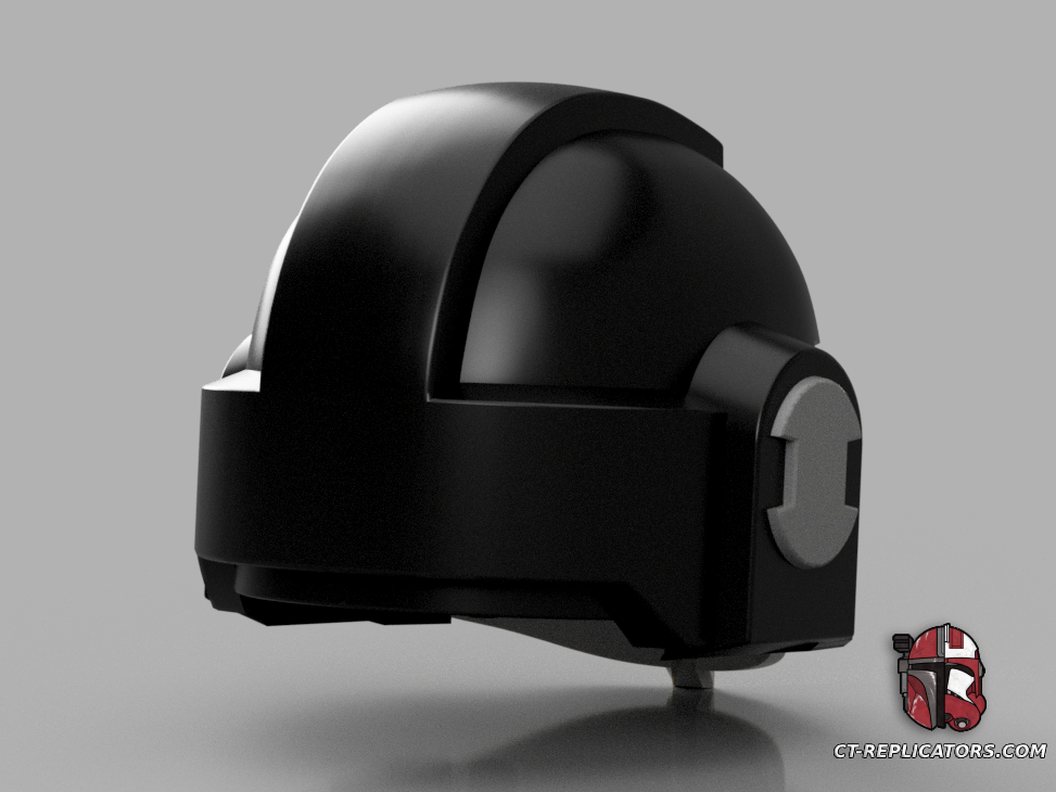 STL 3D Print Files SpaceMarine 1 MK.3 Helmet 1:1 Cosplay Replica