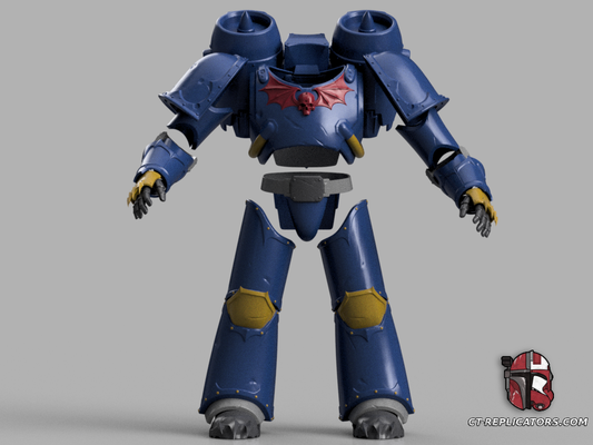 STL 3D Print Files Night Lord SpaceMarine 2 Armor 1;1 Replica Cosplay 2M