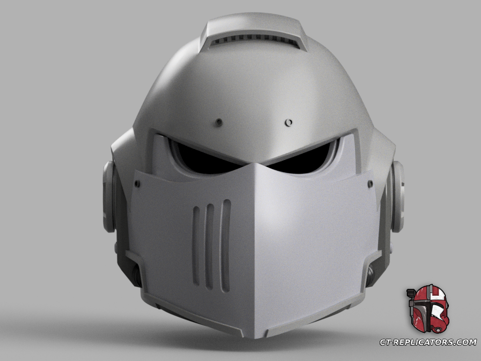 STL 3D Print Files Amazon Secret Level Space Marine Helmet 1:1 Cosplay Replica