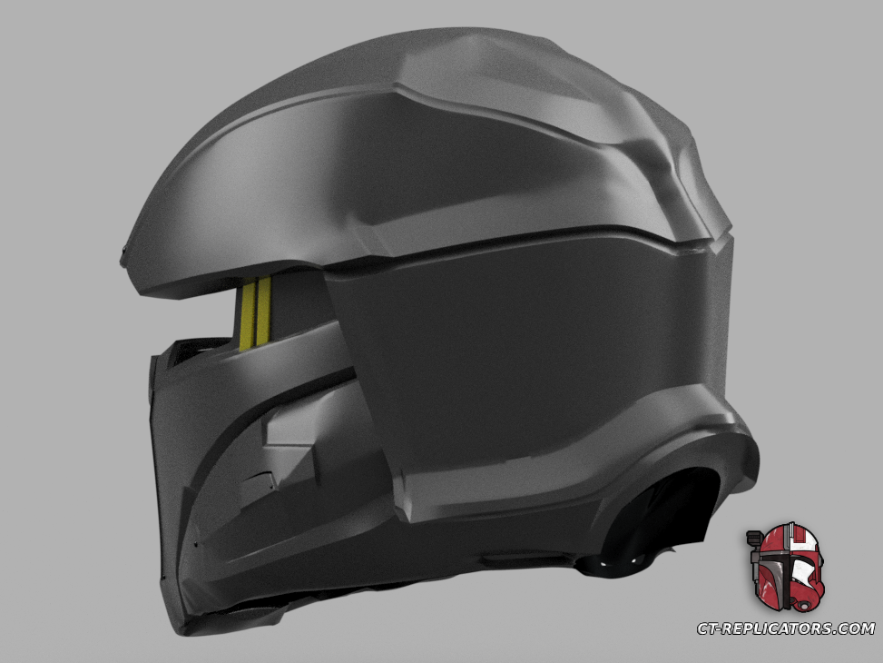 STL 3D Print Files Helldivers 2 SR-24 Street Scout Helmet Diy KIT Cosplay 1:1 scale