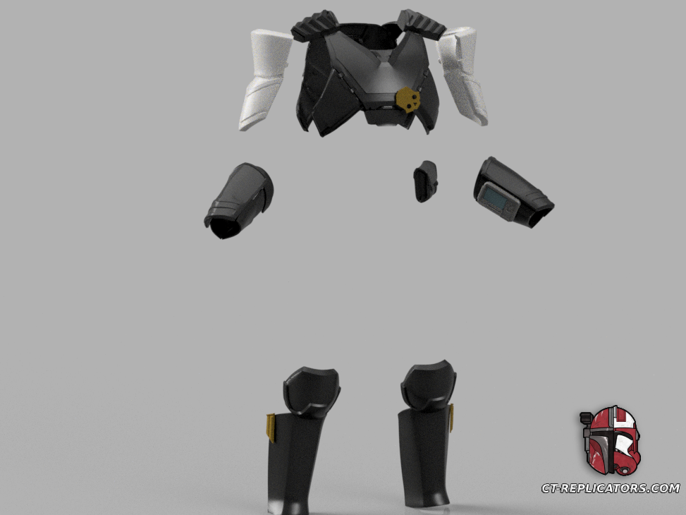 STL 3D Print Files Helldivers 2 RE-2310 Honorary Guard Armor Diy KIT Cosplay 1:1 scale