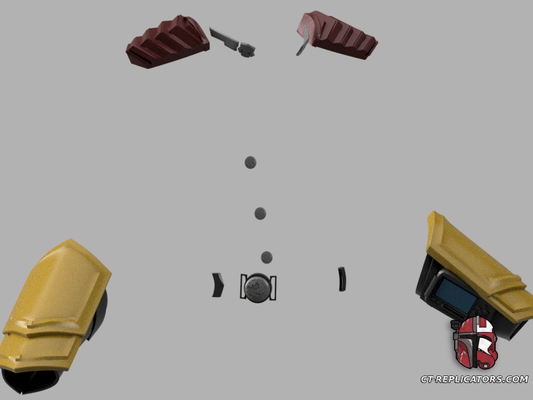 STL 3D Print Files Helldivers 2 RE-1861 Parade Commander Armor Diy KIT Cosplay 1:1 scale