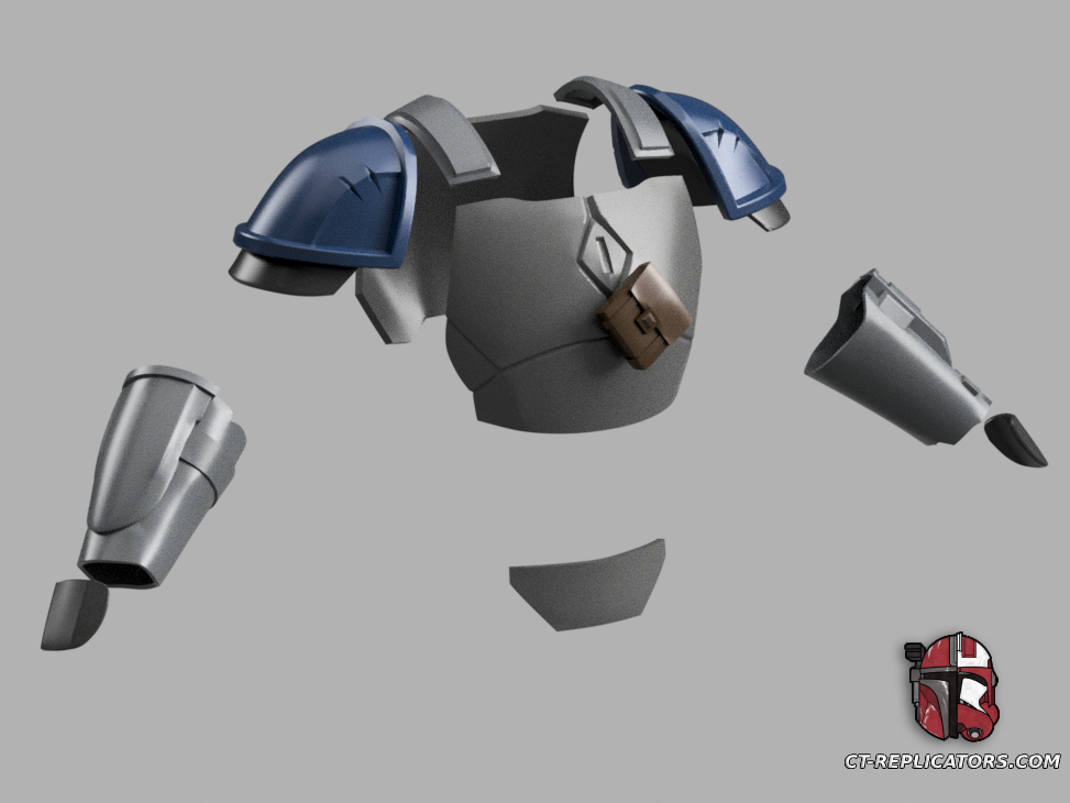 STL 3D Print Files FORTNITE Mandalorian Armor SPIRIT Star Wars 1:1 Replica Cosplay