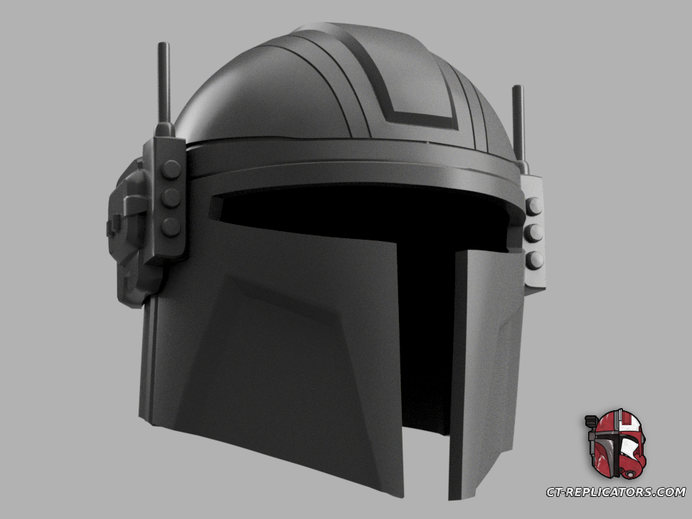 STL 3D Print Files FORTNITE Mandalorian Helmet STRENGTH Star Wars 1:1 Replica Cosplay
