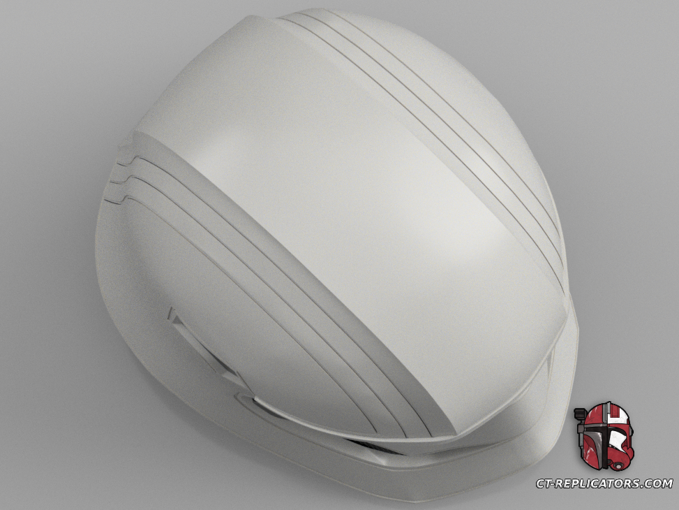 STL 3D Print Files Captain Phasma Helmet TFA TLJ Star Wars 1:1 Replica Cosplay