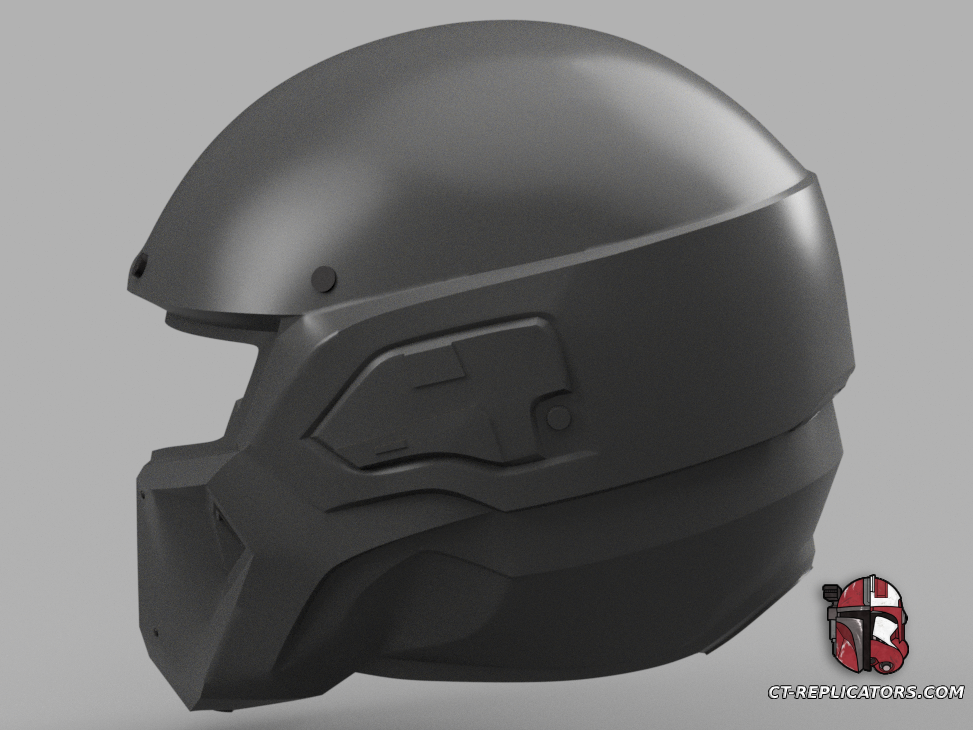 STL 3D Print Files Helldivers 2 GS-11 Democracy's Deputy Helmet Diy KIT Cosplay 1:1 scale