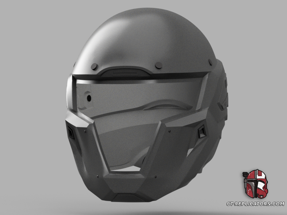 STL 3D Print Files Helldivers 2 GS-11 Democracy's Deputy Helmet Diy KIT Cosplay 1:1 scale