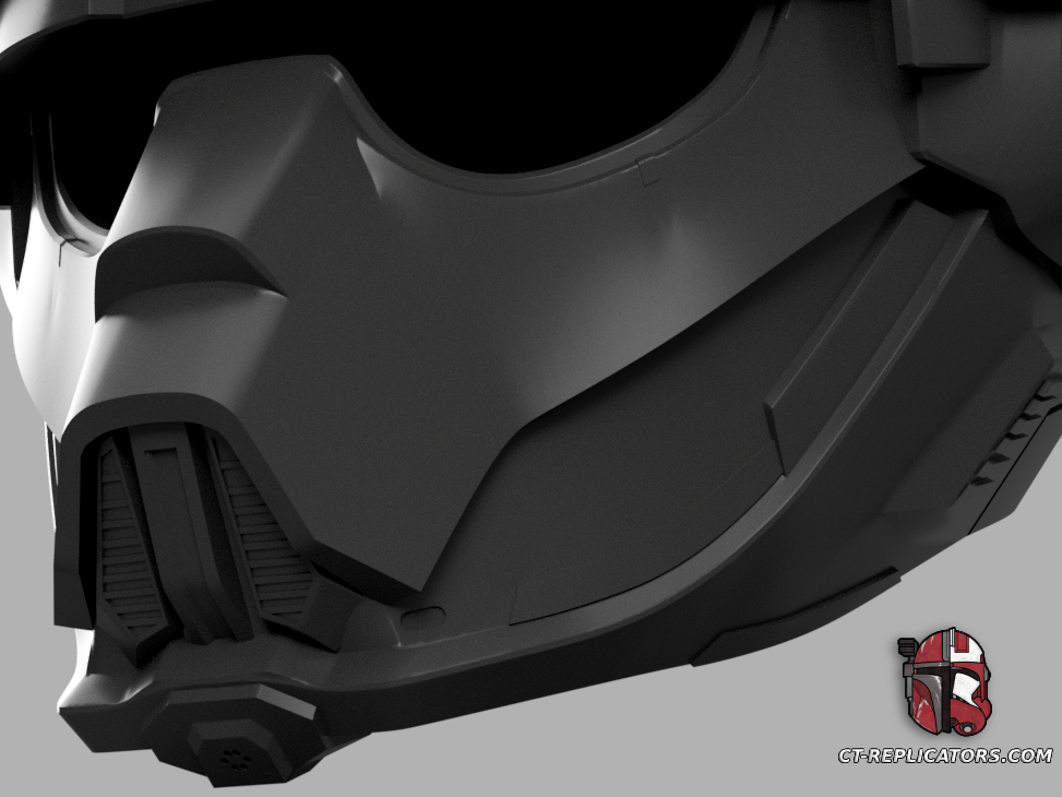 STL 3D Print Files Helldivers 2 SR-64 Cinderblock Helmet Diy KIT Cosplay 1:1 scale