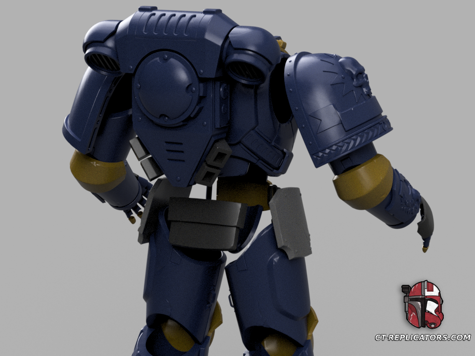 Victrix Bulwark Honour Guard Eagle Ultramar Ultra SpaceMarine Armor Space 3D print files Replica Cosplay 3D print model files 1:1 Scaled for 2M