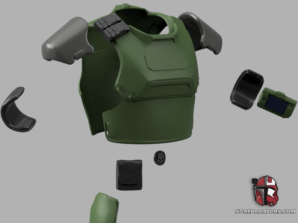 Helldivers 2 - FS-38 Eradicator Armor DIY Kit Cosplay 1:1 scale