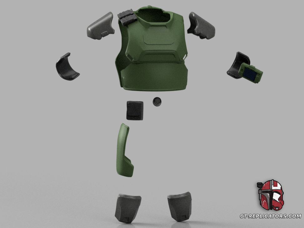 Helldivers 2 - FS-38 Eradicator Armor DIY Kit Cosplay 1:1 scale